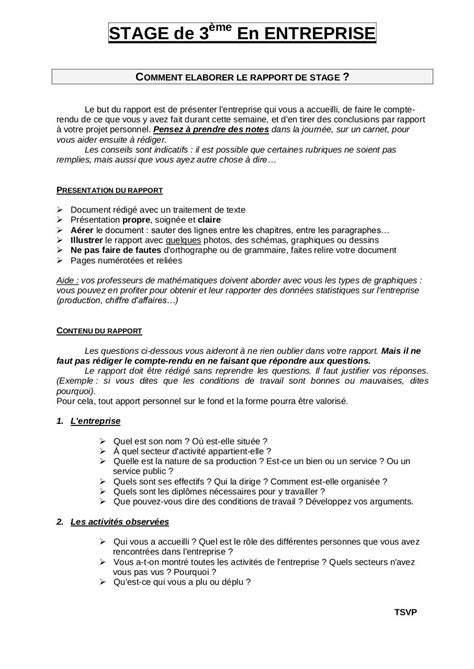 Exemple Page De Garde Rapport De Stage 3eme Financial Report Porn Sex