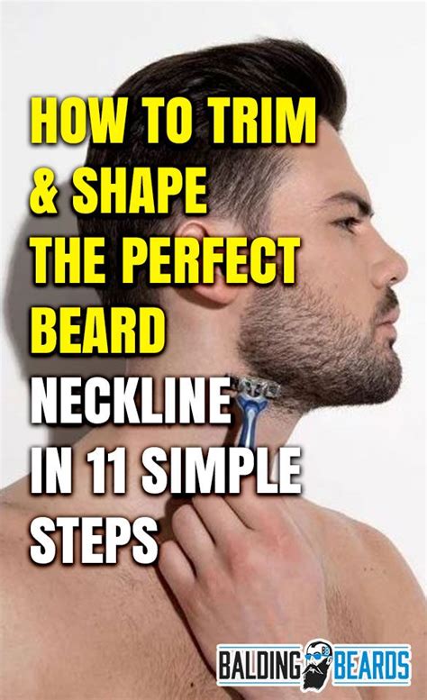 How To Trim And Shape The Perfect Beard Neckline In 11 Simple Steps