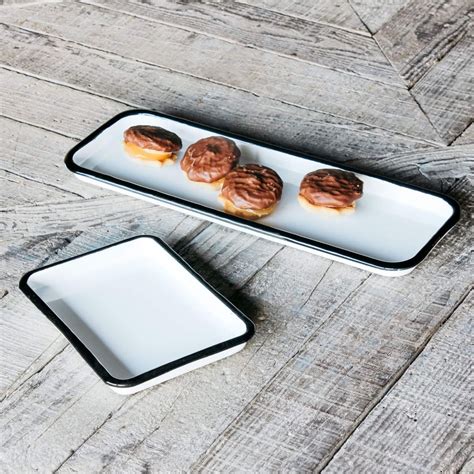 White Enamel Trays Graham And Green