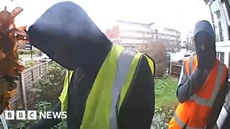 Cctv Released Of Hostage Burglary Suspects Bbc News