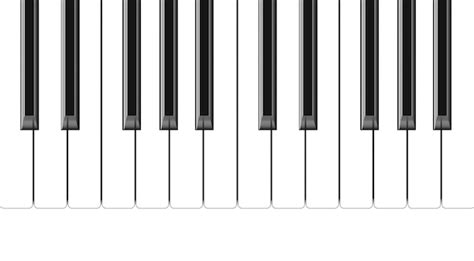 Premium Vector Realistic Piano Keys Musical Instrument Keyboard Vector