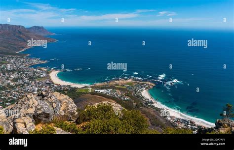 Camps Bay Beach South Africa Stock Photo - Alamy