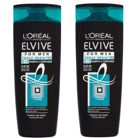 Loréal Paris Elvive Triple Resist For Men 2 In 1 Shampoo And