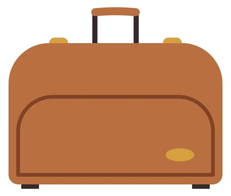 Premium Vector Suitcase On Wheels Flat Travel Bag Icon