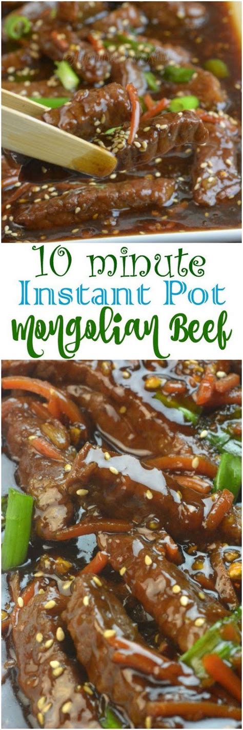 Instant Pot Mongolian Beef Recipe Girls Dishes