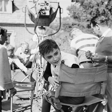 The Nifty Fifties Audrey Hepburn On Set Photographed By Mark Shaw