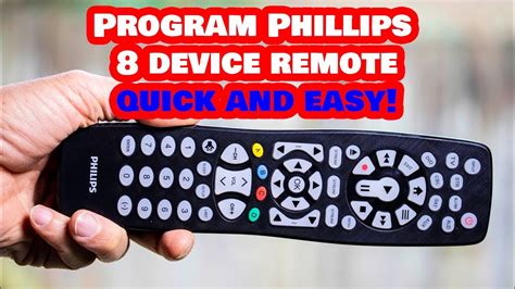 Philips Universal Remote Setup Instructions