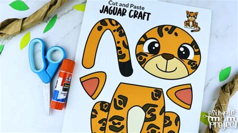 Printable Jaguar Craft Template Simple Mom Project