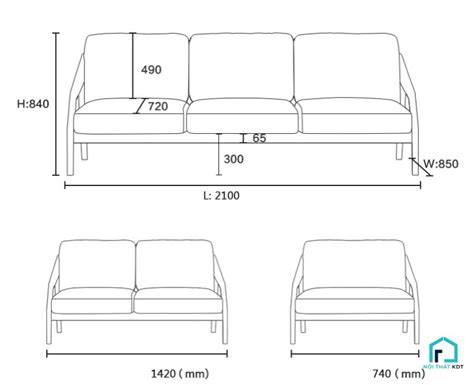 Kích Thước Ghế Sofa Tiêu Chuẩn Là Bao Nhiêu Cách Chọn Kích Cỡ Sofa