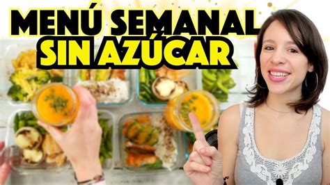 Men Semanal Sin Az Car Cocina Para Toda La Semana F Cil Y Saludable