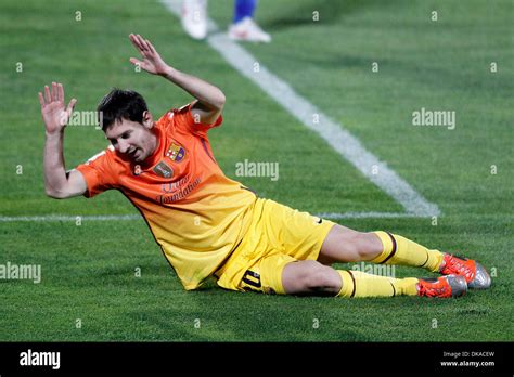 FC Barcelona's Lionel Messi Getafe vs Barcelona at Coliseum Alfonso ...