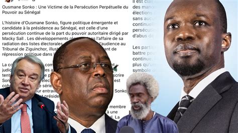 Tribunal Ziguinchor PROS plus haut La communauté internationale