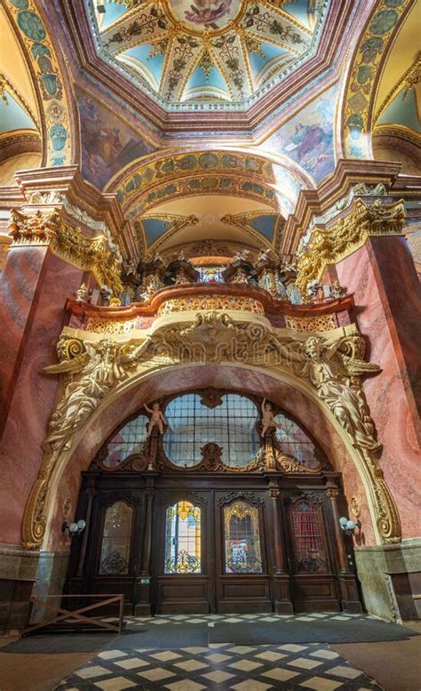 St. Michaels Church Interior - Olomouc, Czech Republic Editorial Stock ...