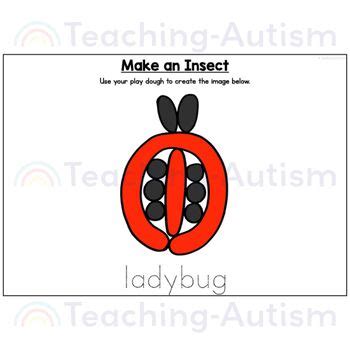 Insect Play Dough Mats Bugs And Insects Theme Activities By Teaching