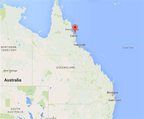 Where is Fitzroy Island on map Queensland