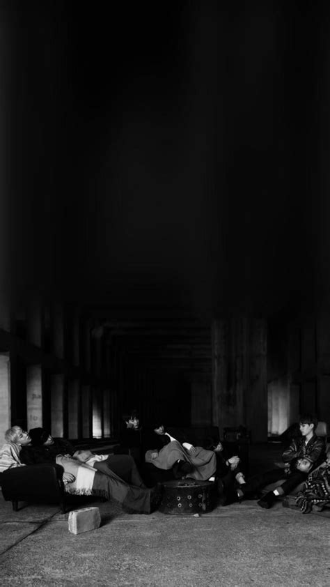 BTS Black And White Wallpapers - Wallpaper Cave