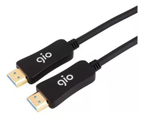 Gio Cable Hdmi Fibra Óptica 100 Metros 4k Blindado Uso Rudo MercadoLibre