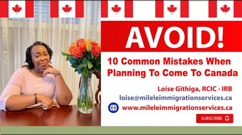 AVOID 10 Canada Immigration Mistakes YouTube