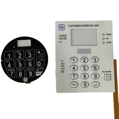 Fuel Dispenser Membrane Keypad Membrane Switch Oil Resistance Galbarco