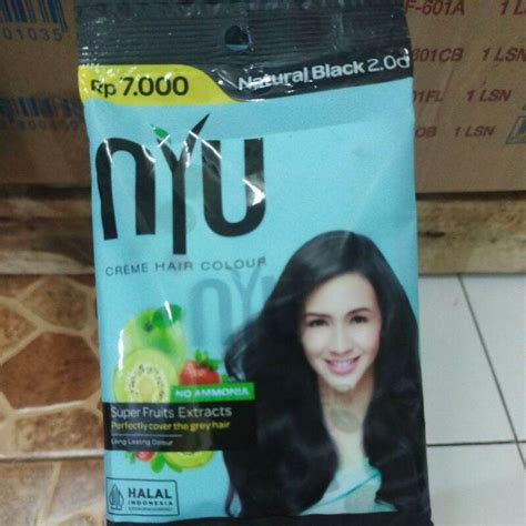 Cat Rambut Nyu Creme Hair Color Sachet Pewarna Rambut Lazada Indonesia