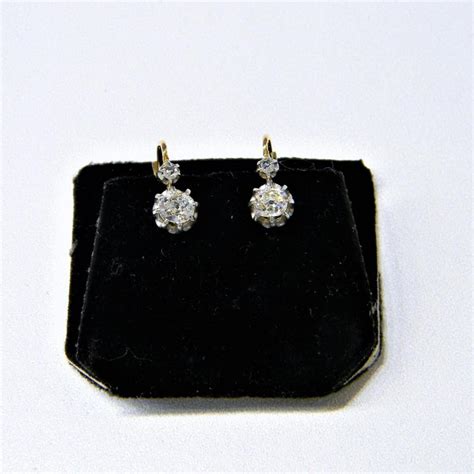 Antique Diamond Drop Earrings | DB Gems