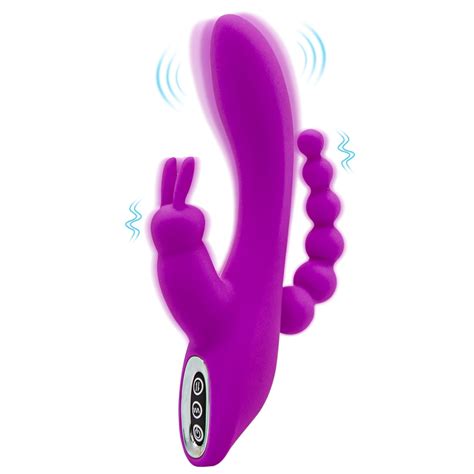 In G Spot Rabbit Anal Dildo Vibrator Adult Sex Toys With