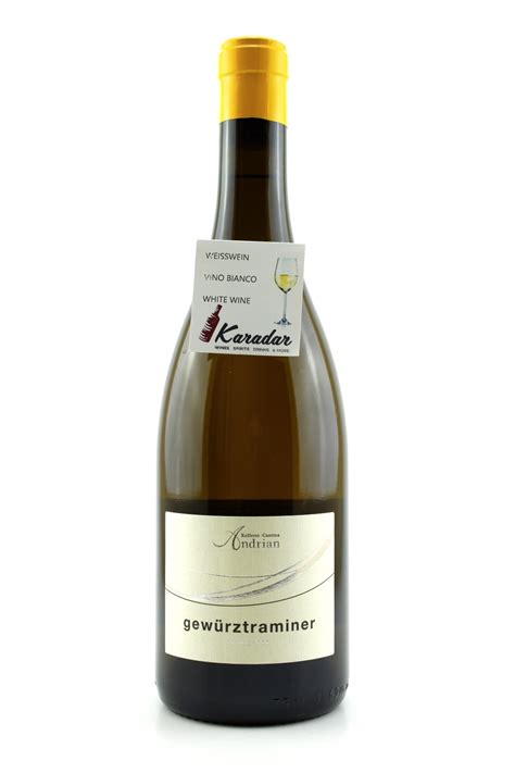 Gew Rztraminer Vol Cantina Andriano Karadarshop