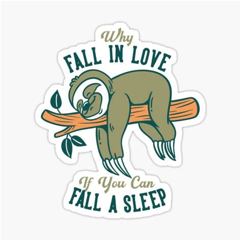 Sloth Love Sticker For Sale By Manxhaven Redbubble