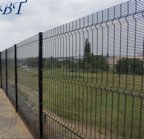 High Security 358 Wire Mesh Fence Anti Climb For Prison Anti Climb