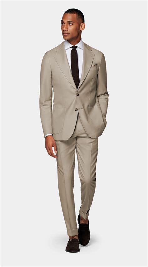 Light Brown Havana Suit In Pure S110 S Wool SUITSUPPLY Canada