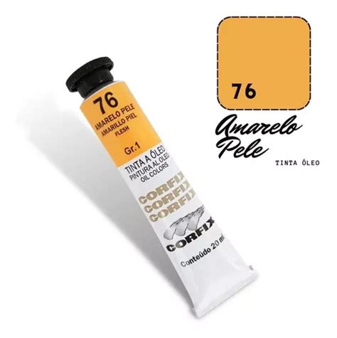 Tinta Óleo 20ml G1 076 Amarelo Pele Corfix MercadoLivre