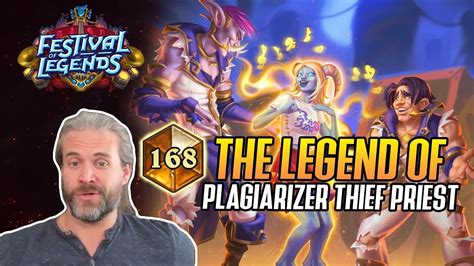 (Hearthstone) The Legend of Plagiarizer Thief Priest - YouTube