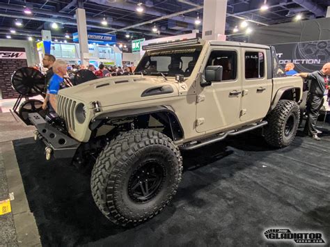 Dv Tan Spray Kevlar Coated Gladiator Build Sema Jeep