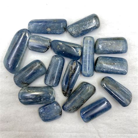 Lb Tumbled Blue Kyanite Blades Wholesale Bulk Rough Minerals