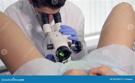 A Prefessional Doctor Is Examiming A Girl S Vagina Stock Footage Video Of Cycle Concept