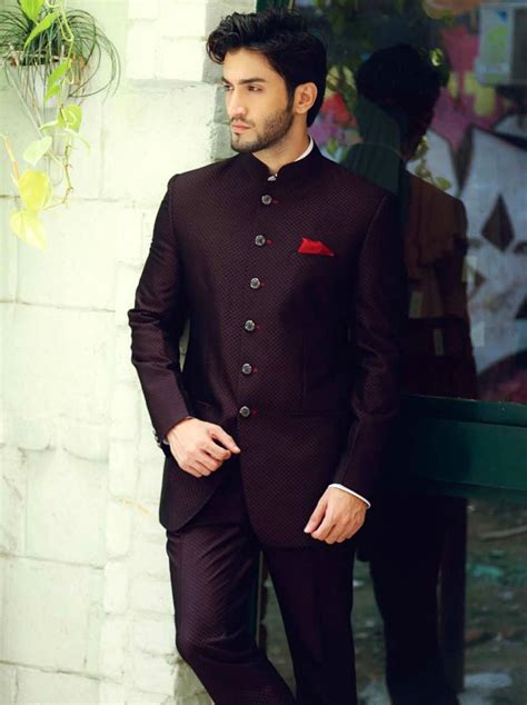 Wine Colour Designer Jodhpuri Suit Jodhpuri Suit Jodhpuri Suit For