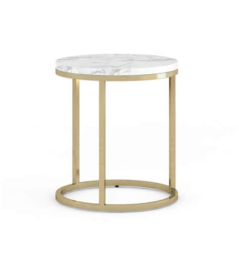 Marble Round Side Table Al Rugaib Furniture