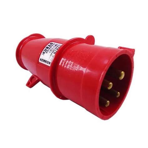 Plug Industrial 3p T 32a 6h 380 440v N4276 Steck Tomadas E