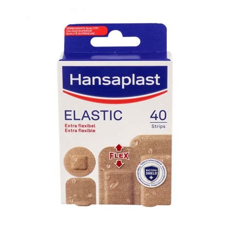 HANSAPLAST Elastic Apósito Adhesivo 40 Uds Surtido Diferentes Tamaños