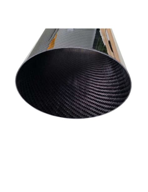 Tubo oval de fibra de carbono 57 x 35 mm Ø exterior 55 x 33 mm Ø