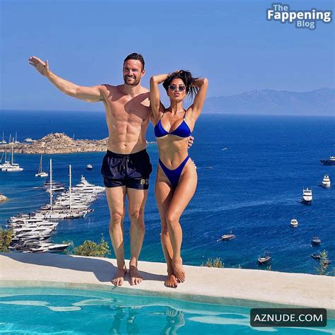 Nicole Scherzinger Sizzles In A Sexy Blue Bikini Aznude