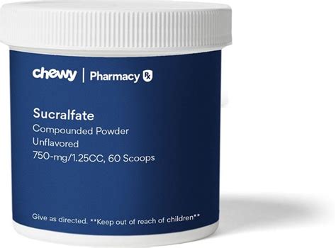 Sucralfate Compounded Unflavored Powder For Dogs And Cats 750 Mg125cc