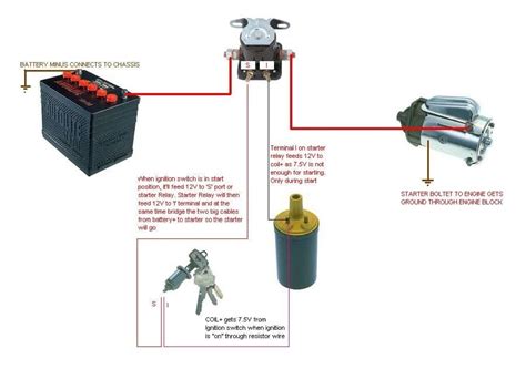 Voltage Diagram For Relay Controling Starter S Starter Rela