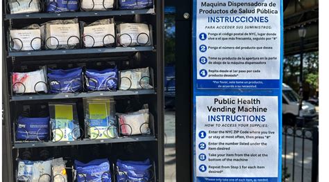 Citys First Public Health Vending Machine Unveiled In Brownsville