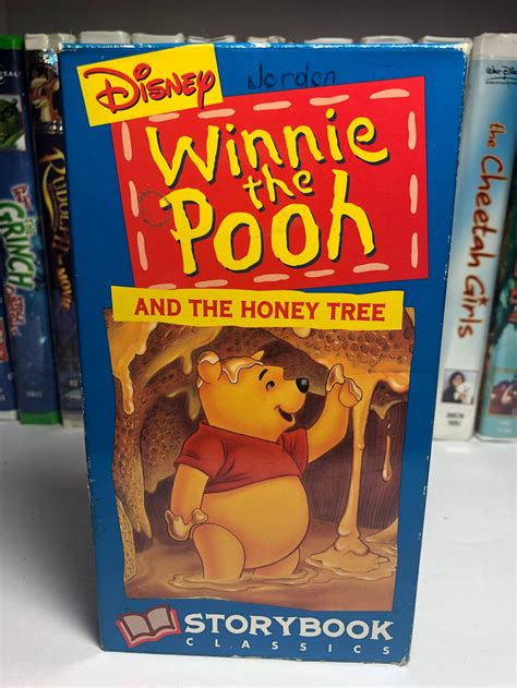 Winnie The Pooh And The Honey Tree Vhs Movie Vhs Tape Etsy