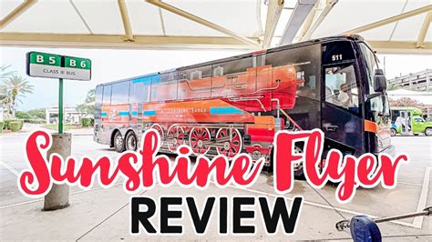 Sunshine Flyer Review 2022 Disney World Airport Transportation