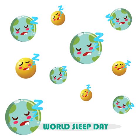 World Sleep Day Vector Hd Images World Sleep Day Cartoon Sleep Day