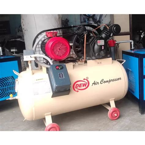 Leading 3 HP Two Stage Double Piston Air Compressor Machine 150 Liter