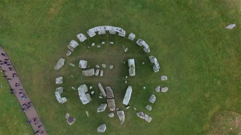 Aerial View of Stonehenge Stock Footage Video (100% Royalty-free ...