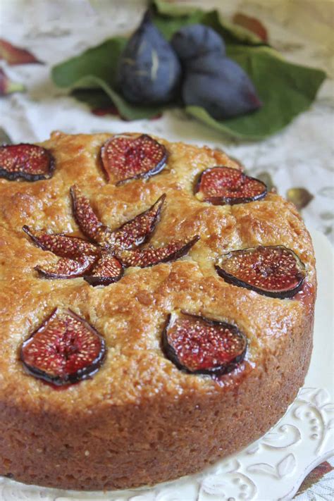 Fig Cake With Orange And Brown Sugar Glaze Christinas Cucina